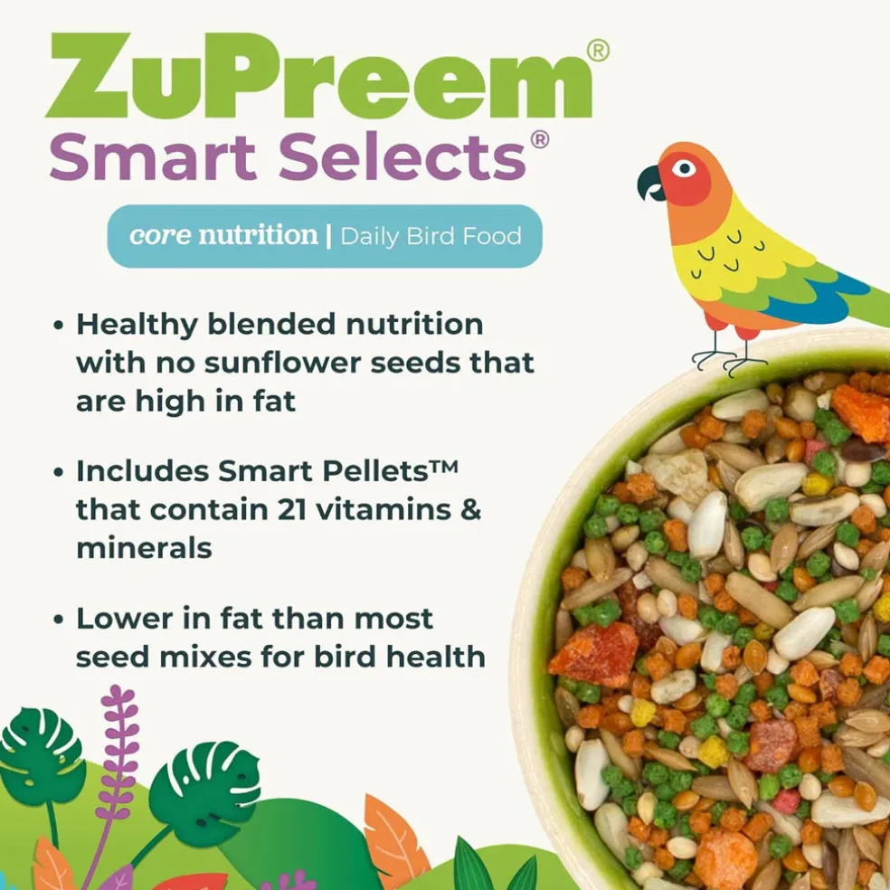 ZuPreem Smart Selects Parakeet Food, 2-lb bag