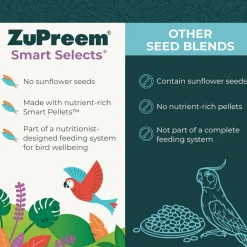 ZuPreem Smart Selects Parrot & Conure Food, 4-lb