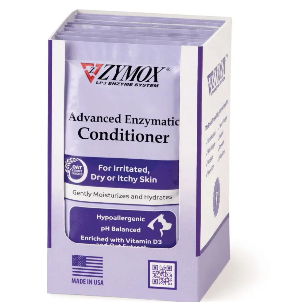Zymox Advanced Enzymatic Conditioner Foil Pack POP for Dogs & Cats, 10-count