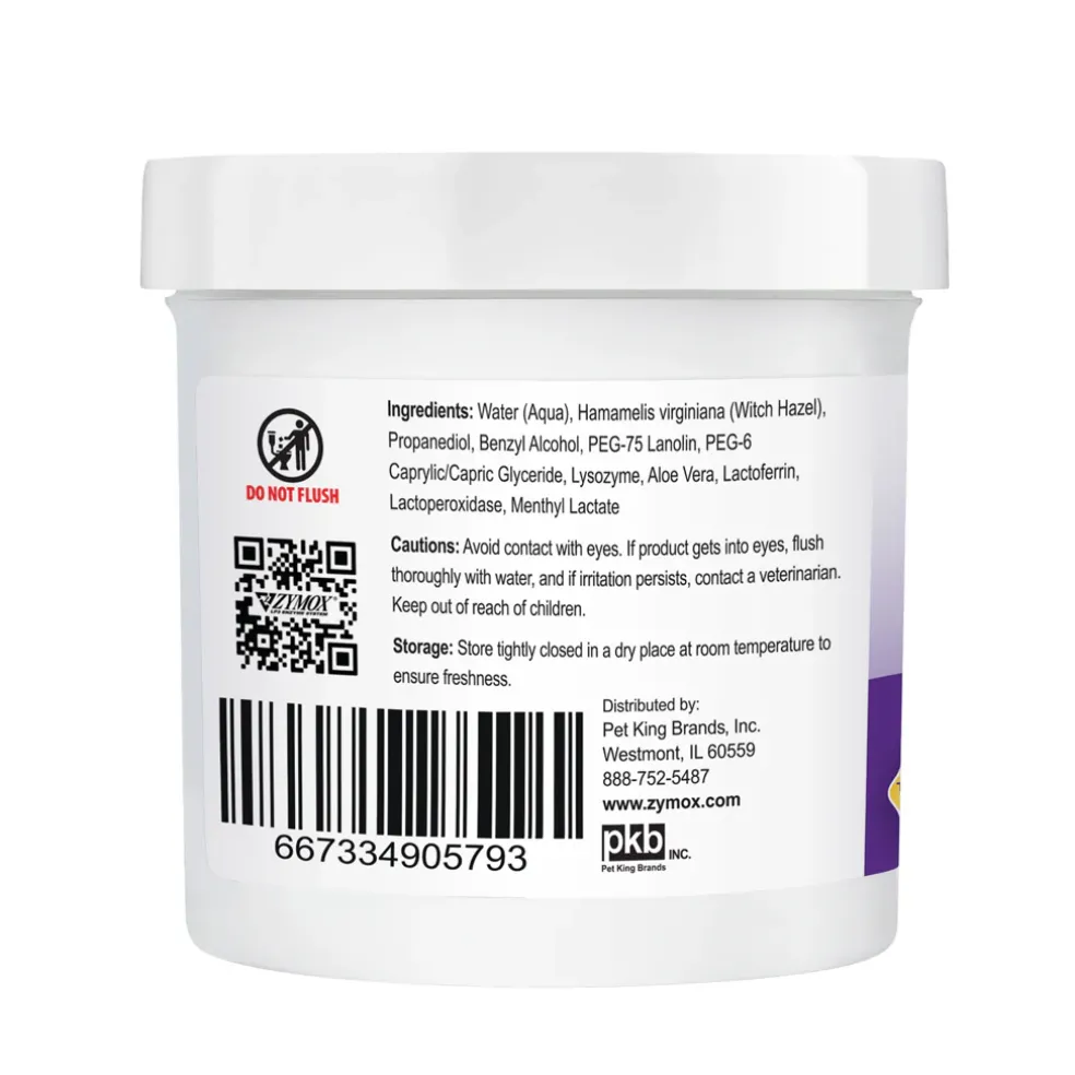 Zymox Advanced Enzymatic Ear Wipes (100 count)