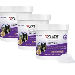 Zymox Advanced Enzymatic Ear Wipes (100 count)