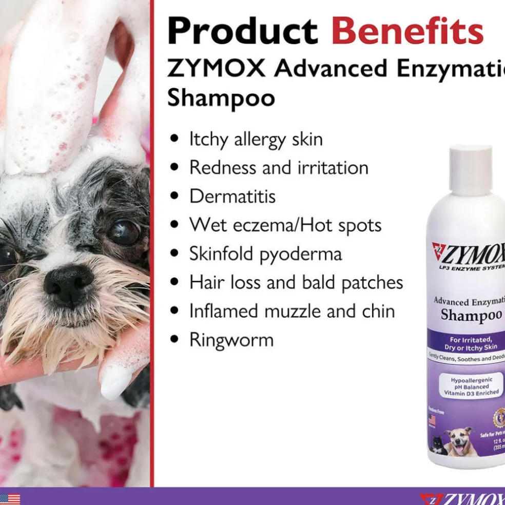 Zymox Advanced Enzymatic Oatmeal Cat & Dog Shampoo