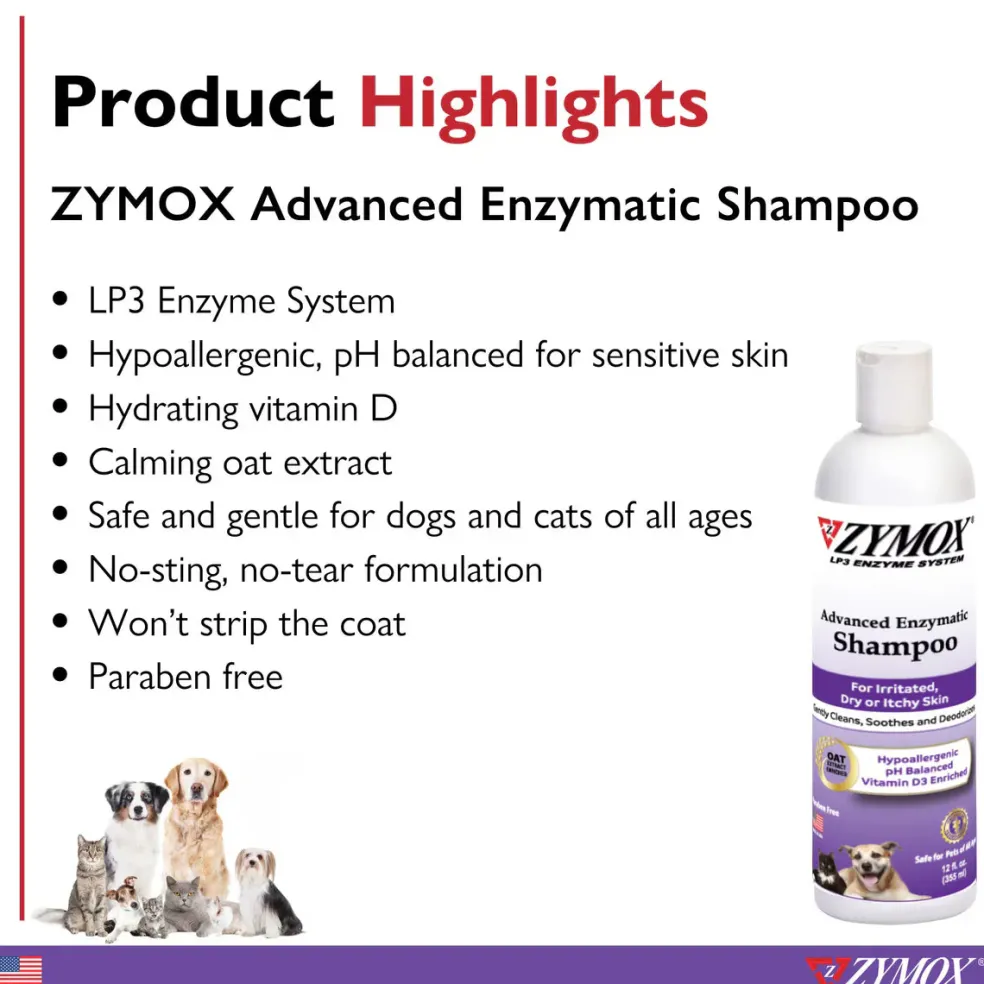 Zymox Enzymatic Dog & Cat Shampoo