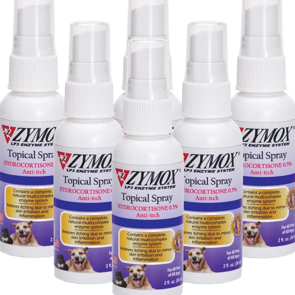 Zymox Enzymatic Topical Spray with Hydrocortisone 0.5% for Dogs & Cats