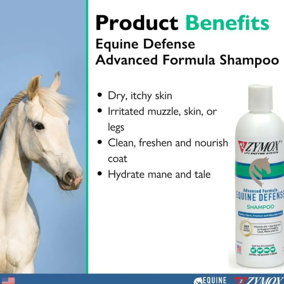 Zymox Equine Defense Advanced Formula Horse Shampoo
