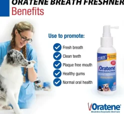 Zymox Oratene Breath Freshener for Dogs & Cats (4oz)