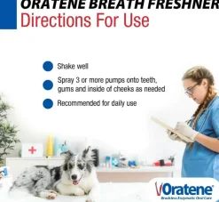 Zymox Oratene Breath Freshener for Dogs & Cats (4oz)