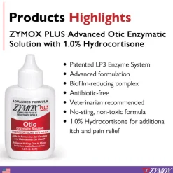 ZYMOX Plus Advanced Otic Enzymatic Solution With 1% Hydrocortisone