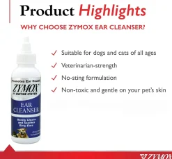 Zymox Veterinary Strength Ear Cleanser for Dogs & Cats