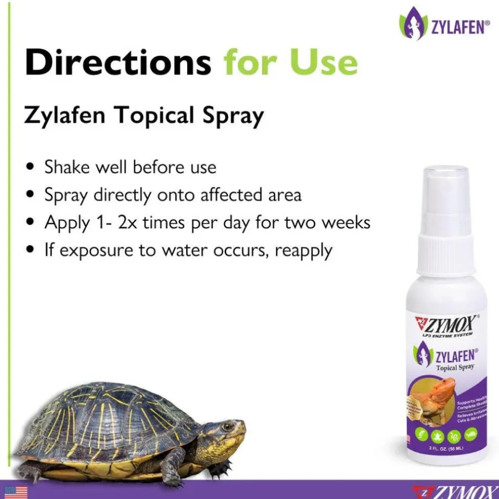 Zymox Zylafen Topical Solution w/o Hydrocortisone for Reptiles